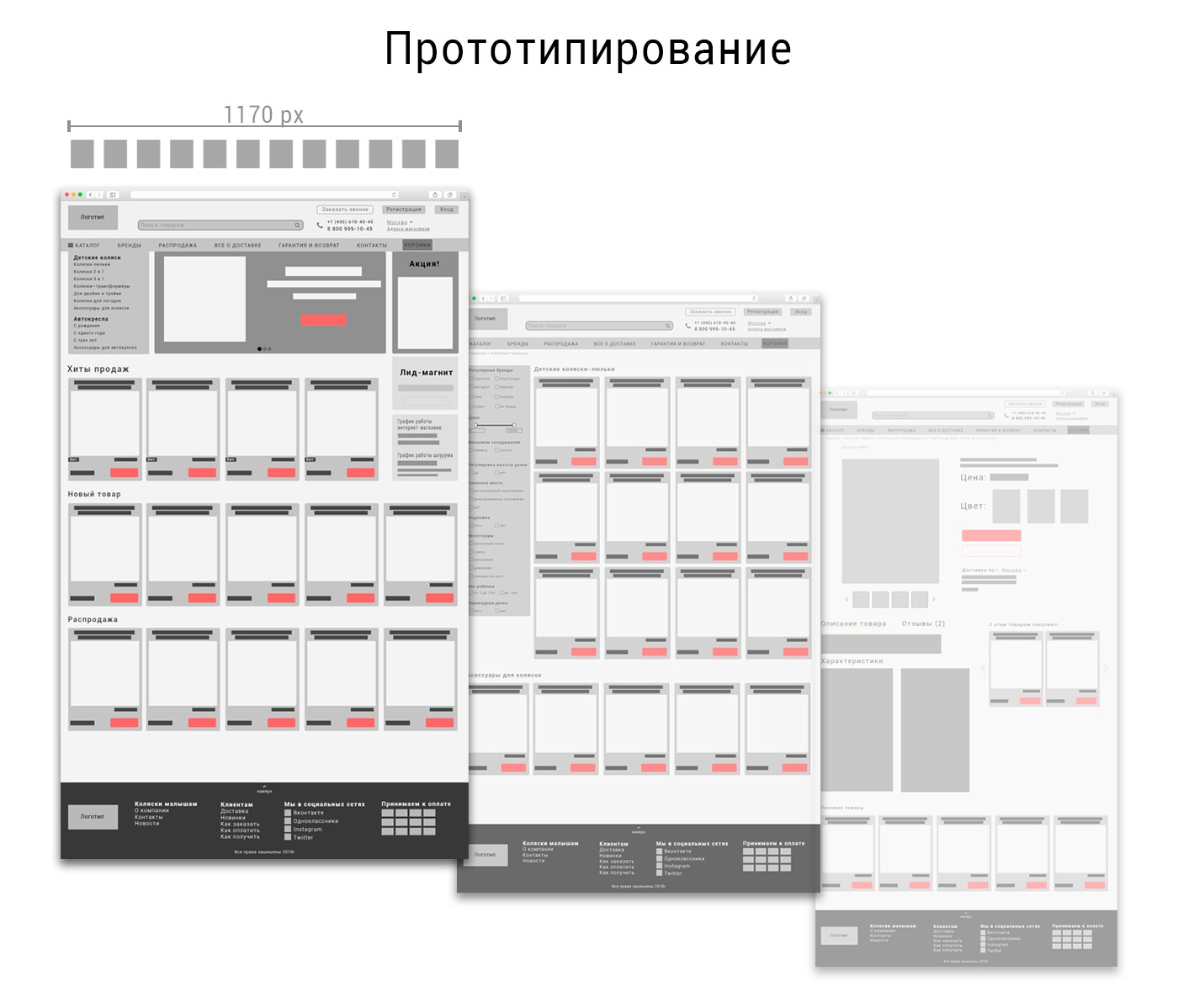 Прототип Интернет Магазина Пример