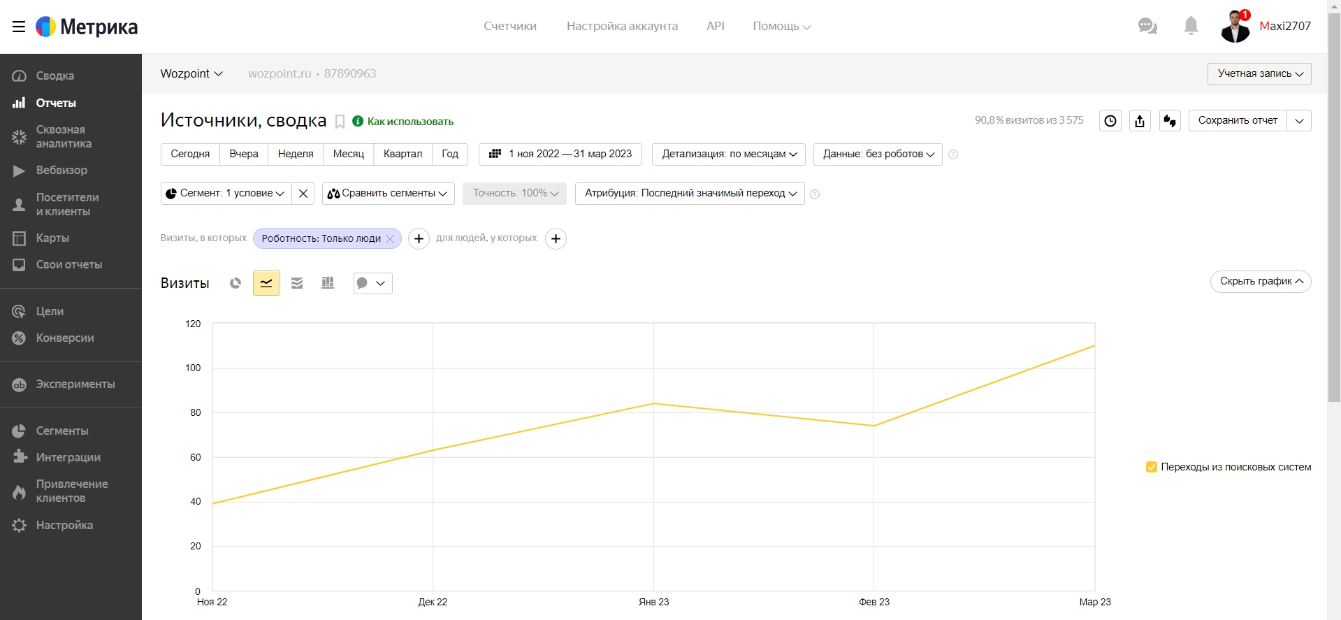 Wozpoint — источники, сводка — Яндекс.Метрика - Google Chrome.jp