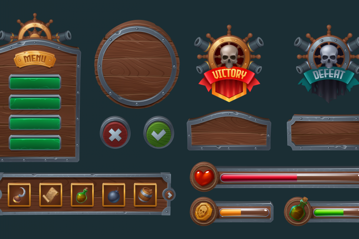 Пиратский игровой интерфейс