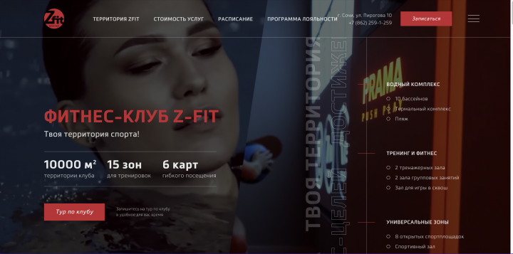 Редизайн и сопровождение сайта Зфит (Норникель)