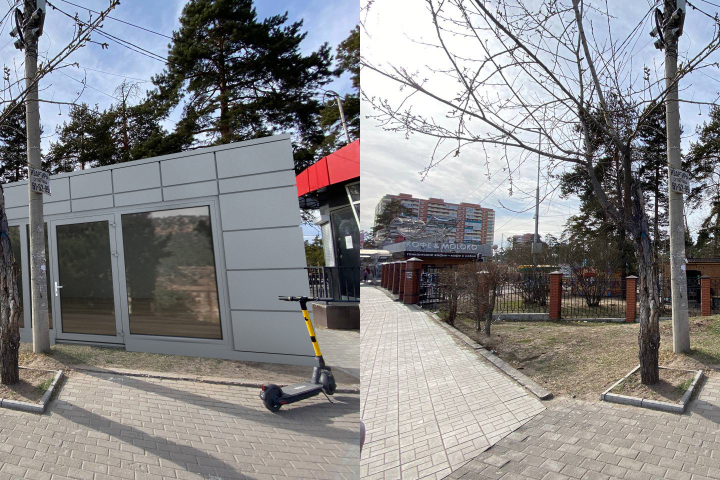 Торговая точка в парке