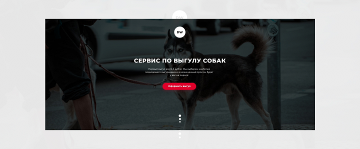 Онлайн-сервис выгула собак