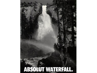 Реклама Absolut Waterfall