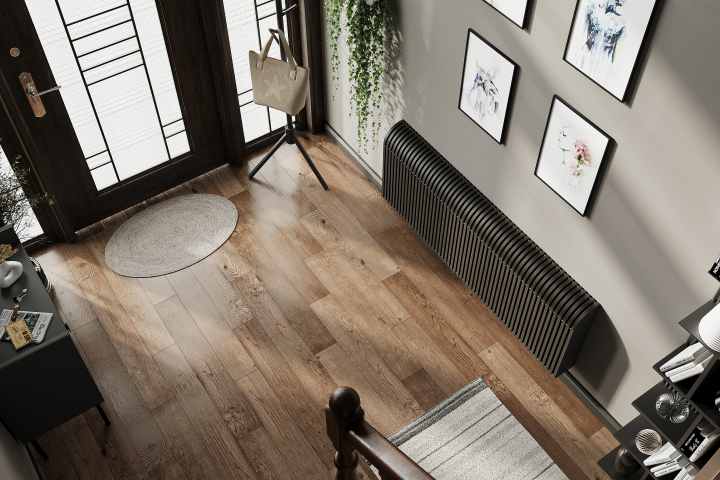 Радиатор TimberLine в интерьере