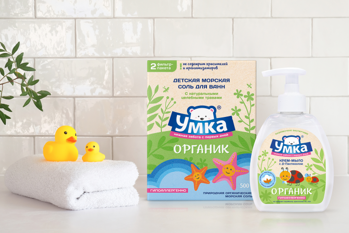 Дизайн упаковки линейки "Умка органик"