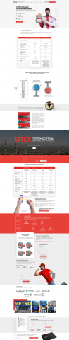 Верстка Landing Page и интеграция с Amo CRM