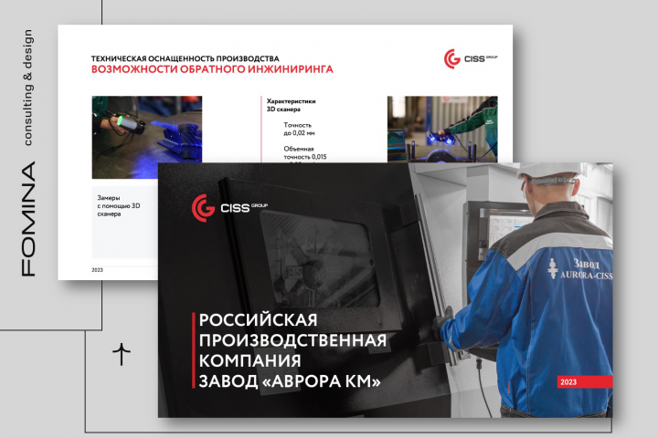 Дизайн презентации компании