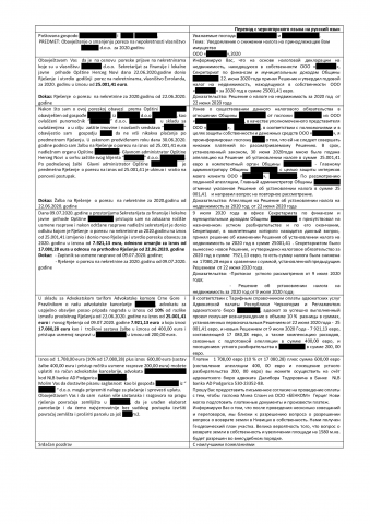 Перевод с черногорского на русский язык