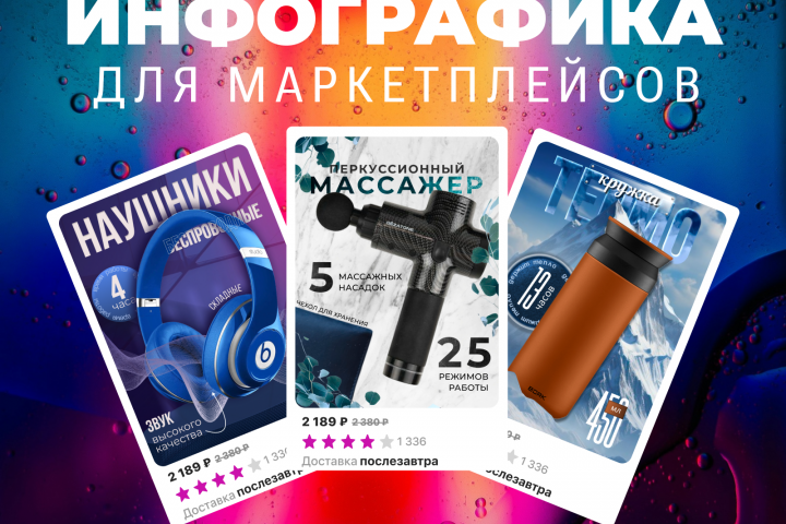 Инфографика для маркетплейсов