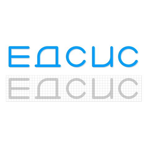 Анимированный шрифт EDSIS font 1.0