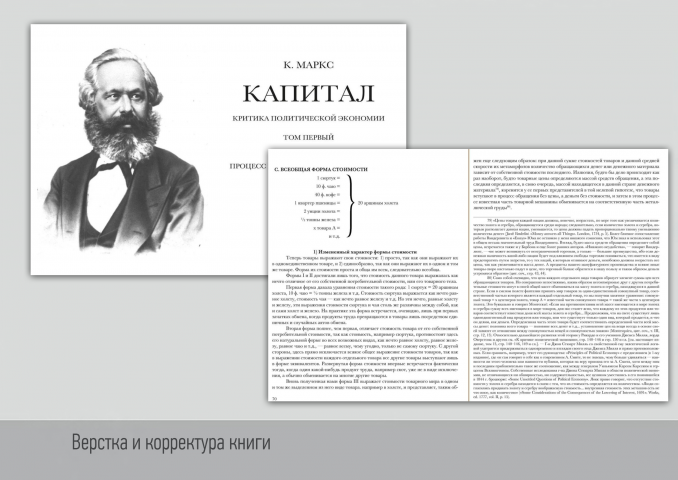 Техническая редактура и корректорская вычитка книги