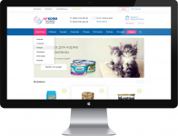 Дизайн интернет-магазина товаров для животных