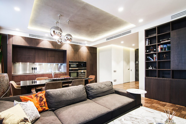 Дизайн в стиле Контемпорари (62м.кв.)