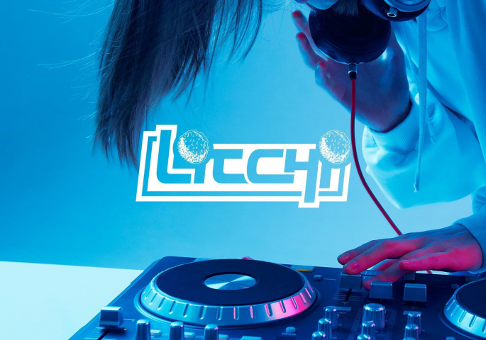 Логотип для диджея "DJ LITCHI"