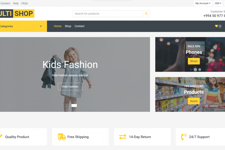 MultiShop MVC