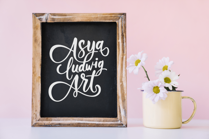 Asya Ludwig Art - Логотип для художницы