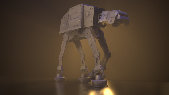 Star Wars AT-AT Walker 3D Model FBX