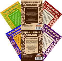 бумажная этикетка для ТМ "Пряничный замок" утвержденнная