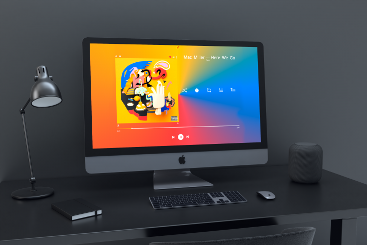 Дизайн страницы Yandex Music