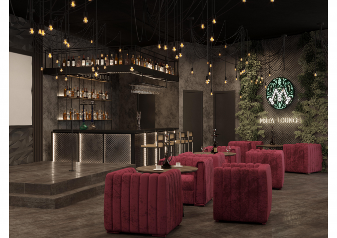 Дизайн интерьера для Мята Lounge