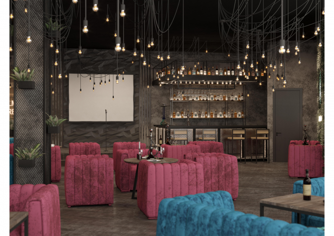 Дизайн интерьера для Мята Lounge