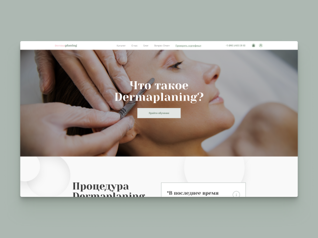 Интернет-магазин "Dermaplaning"