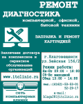 Баннер для компьютерной клиники г.Благовещенска