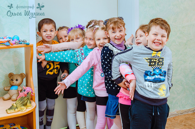 Фотосъёмка в детском саду. Игра.