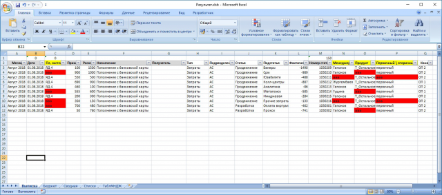 Обвязка страниц Excel с помощью макросов