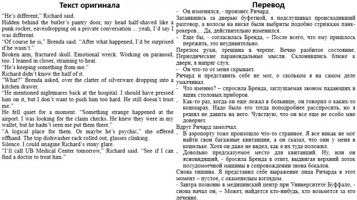 Художественный перевод (Murder on the Mind, L.L. Bartlett)
