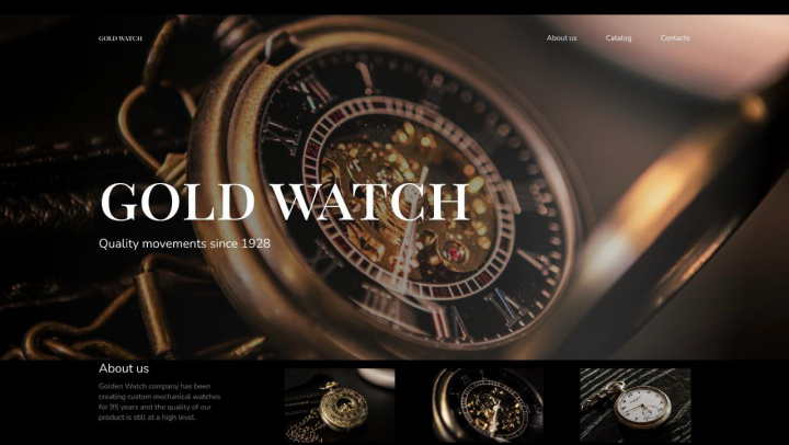 Landing page