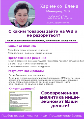 Анализ ниши