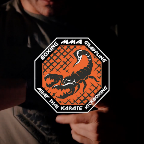 Рекламный видеоролик с художественной частью "MMA BlackScorpion"