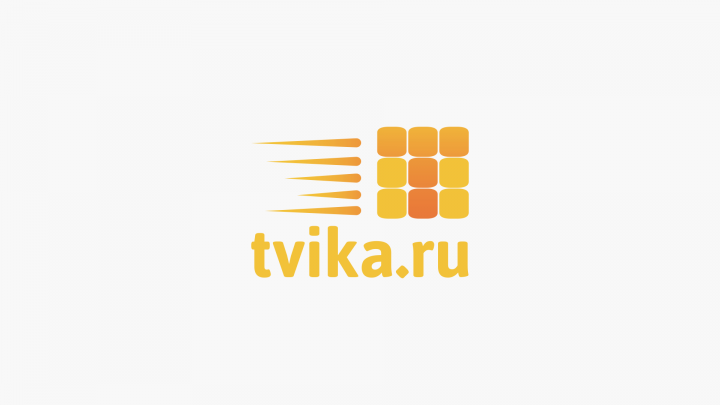 Вариант логотипа для агрегатора служб доставки tvika.ru