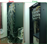 Устранение проблем в работе ЛВС (96 портов)