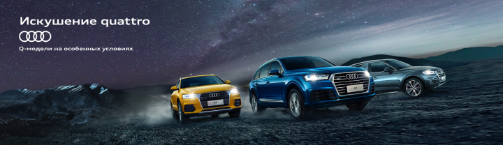 Рекламные web баннеры для дилера Audi