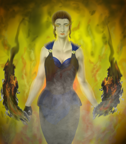 the flamegirl