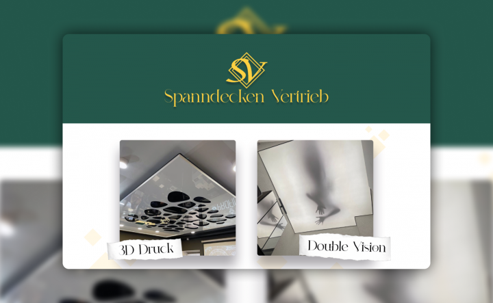 Баннер для Немецкой компании "Spanndecken"