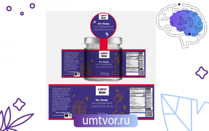 Упаковка цветочного меда