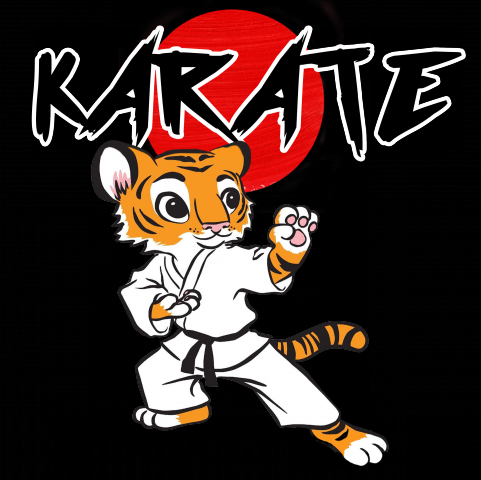 Тигр для школы каратэ