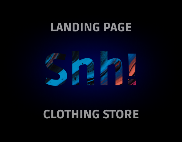 Shh! | LANDING PAGE