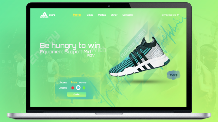 Landing Page Sport