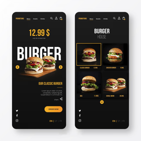 «Mobile app» Готовое решение для вашего сайта [студия WOUTERS]