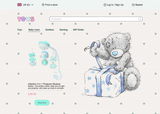 Toys shop - Teddy