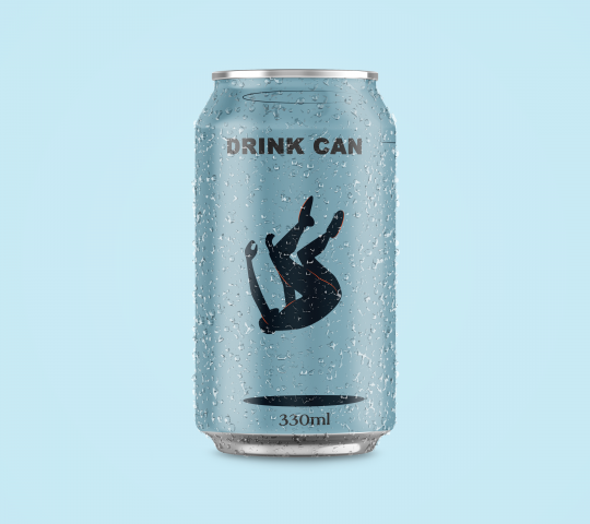 Abstract illustrations with flying people