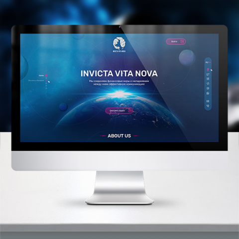 Разработка сайта для инновационной компании Вита Нова