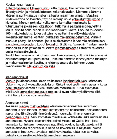 Перевод блога на финский язык.