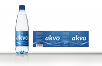 Этикетка питьевой воды «Аkvo»