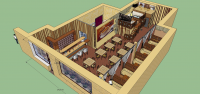 sketchup_кофейня