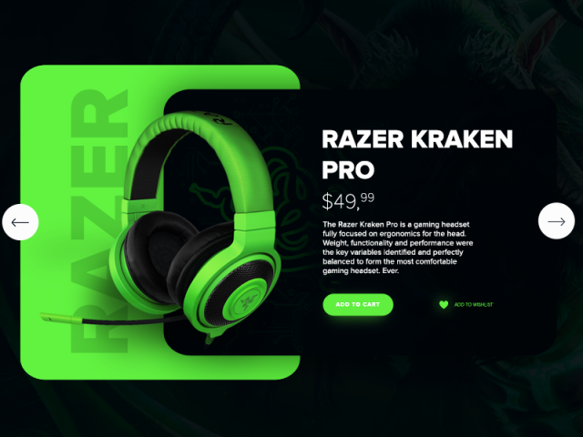 Buy UI - Razer Redesign